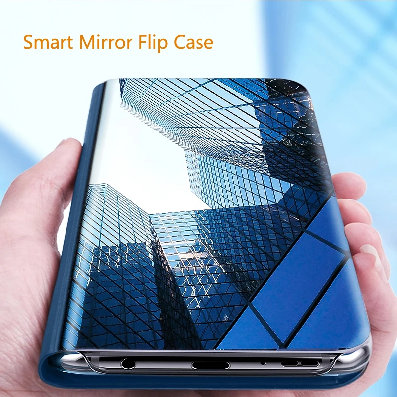 Умный зеркальный флип-чехол для huawei Honor 20 Pro Lite 10 8A 8S 8X9 Lite P20 P30 mate 20 Lite Pro Y6 Y7 Y5 Y9 P Smart Nova 3