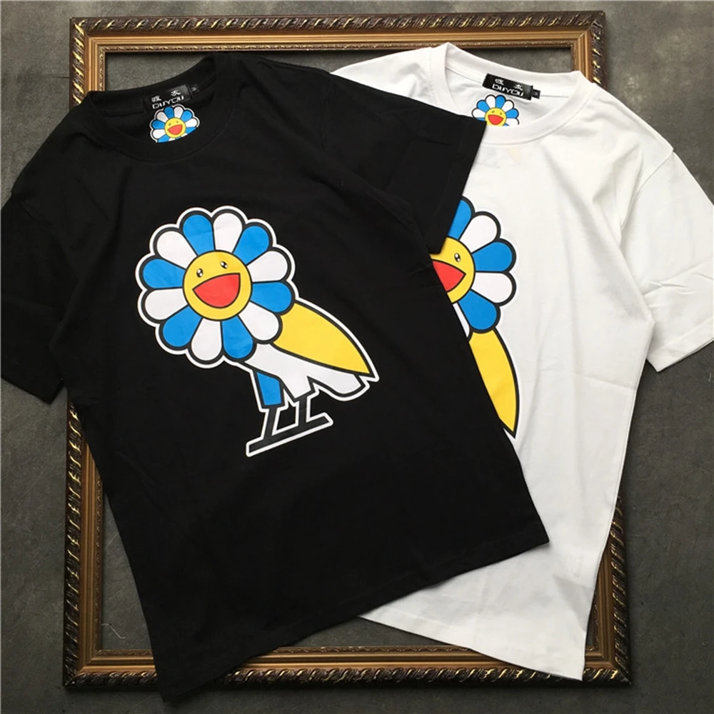 Marcelo barrett Мужская футболка с коротким рукавом рисунком &quotПодсолнух&quot мультфильм