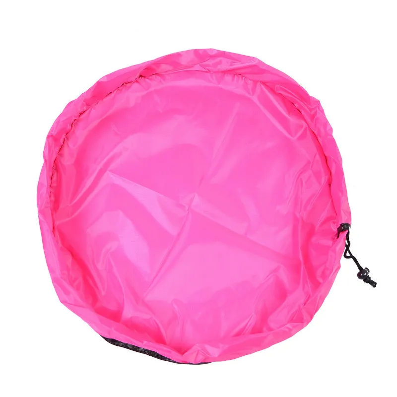 Pink НОВАЯ Портативная сумка для хранения детских игрушек и игровой коврик, органайзер для игрушек, сумка на шнурке, модные практичные мешки для хранения, детский коврик - Цвет: Pink