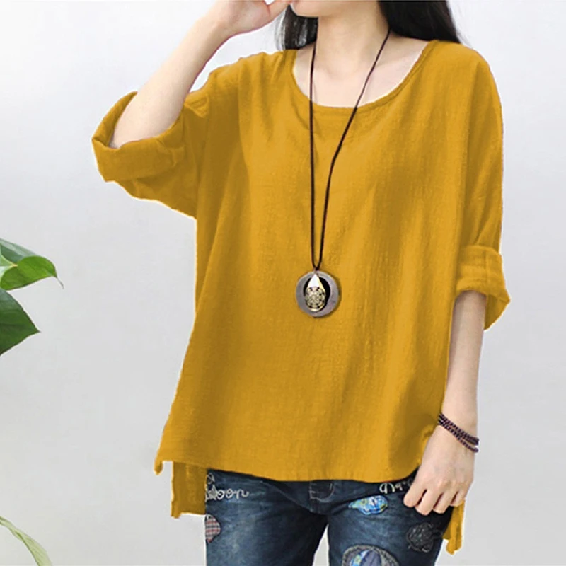 

Женская футболка с длинным рукавом «летучая мышь» и круглым вырезом