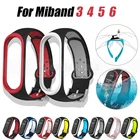 Ремешок для Mi Band 3 4 5 6, спортивный силиконовый браслет для наручных часов, ремешки против пота, аксессуары, браслет для смарт-часов Xiaomi 56