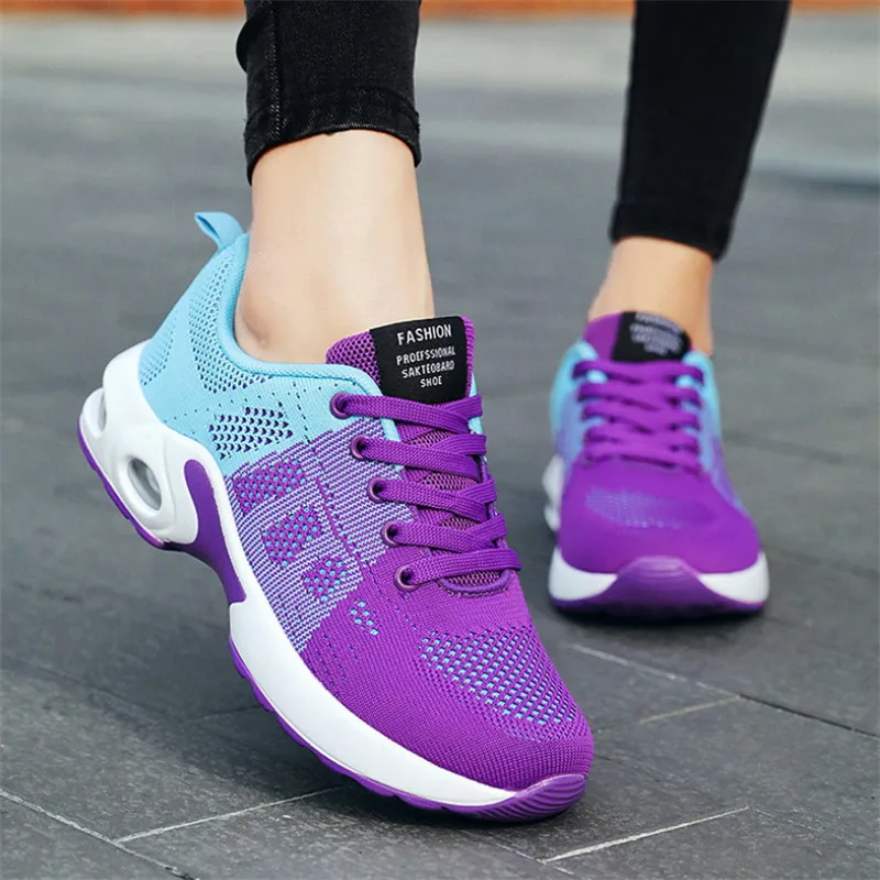 

Women's Sneakers Womens Running Sneakers Walking Jogging Ladies Flats Shoes Zapatos De Mujer US Size 5.5-8