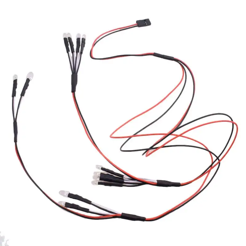 MN-piezas de repuesto para coche teledirigido MN86K MN86KS G500, Gran G, l&aacute;mpara de grupo de luz modificada, LED, 3MM, 5MM, blanco, rojo, amarillo-1