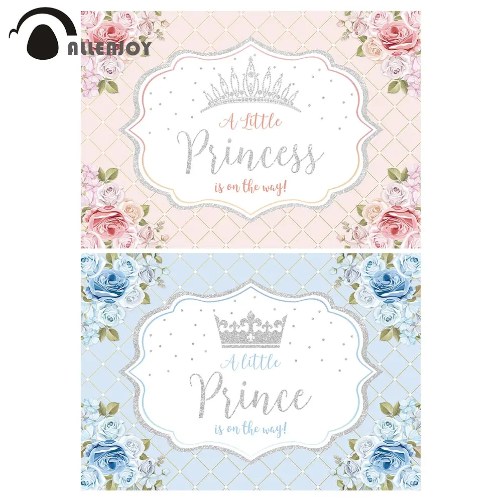 

Фон для фотосъемки новорожденных Allenjoy, весна розовая корона для принцессы, цветы