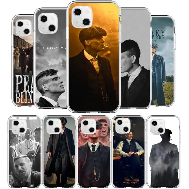 

Peaky Blinders Tv Tommy Shelby Phone Case for iphone 11 12 13 pro max 6s 7 8plus xr xs mini founds clear cover