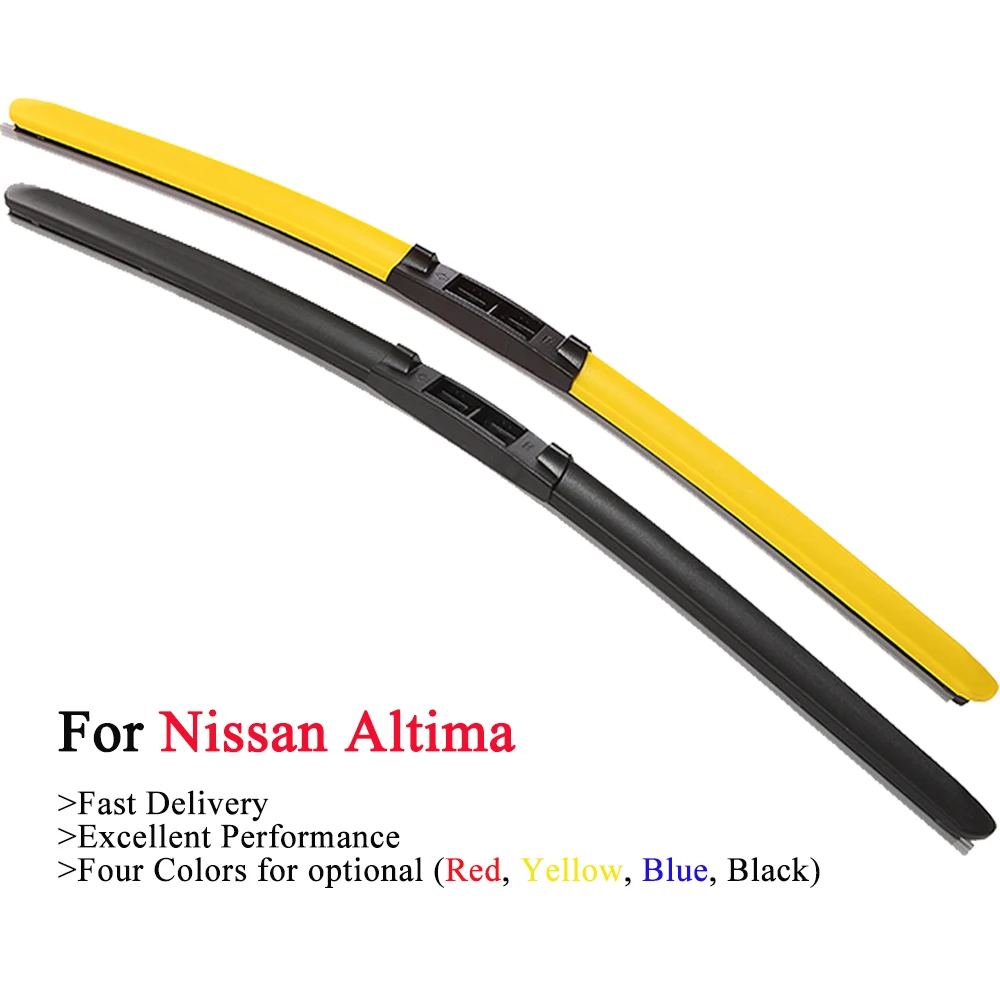 Цветные щетки стеклоочистителя HESITE для Nissan Altima I31 I32 I33 аксессуары 2002 2003 2005 2006 2008 2013