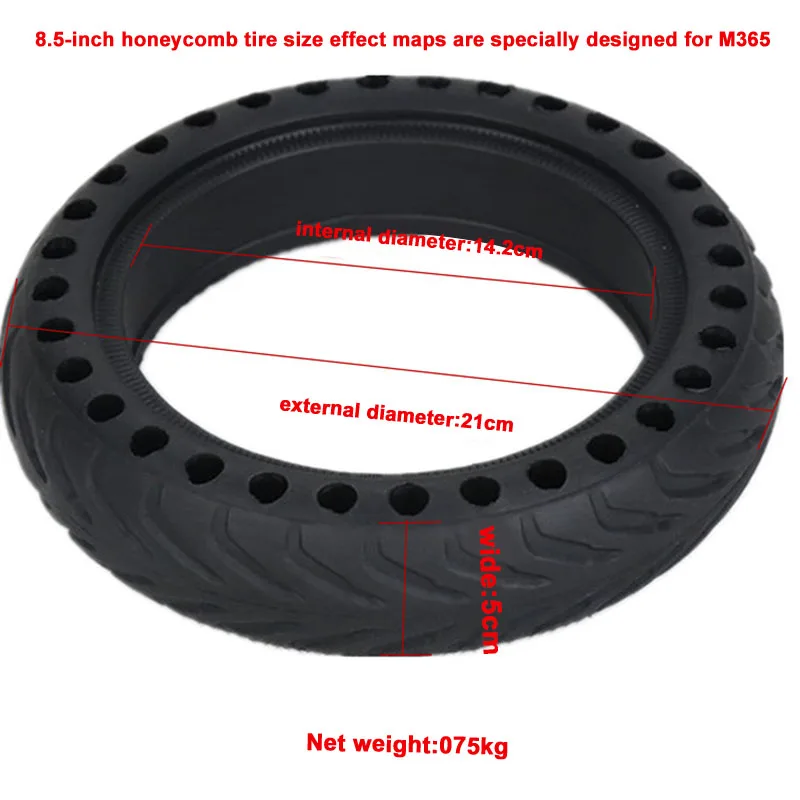 

Solid Wheel Tire Scooter Replacement Tyre for Xiaomi Mi M365 Electric Scooter SAL99