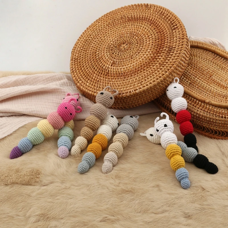 

Baby Boys Girls Cartoon Hand Bell Ring Rattles Soft Lovely Crochet Doll Infant Sleep Pillow Side Toy Kids Handbells