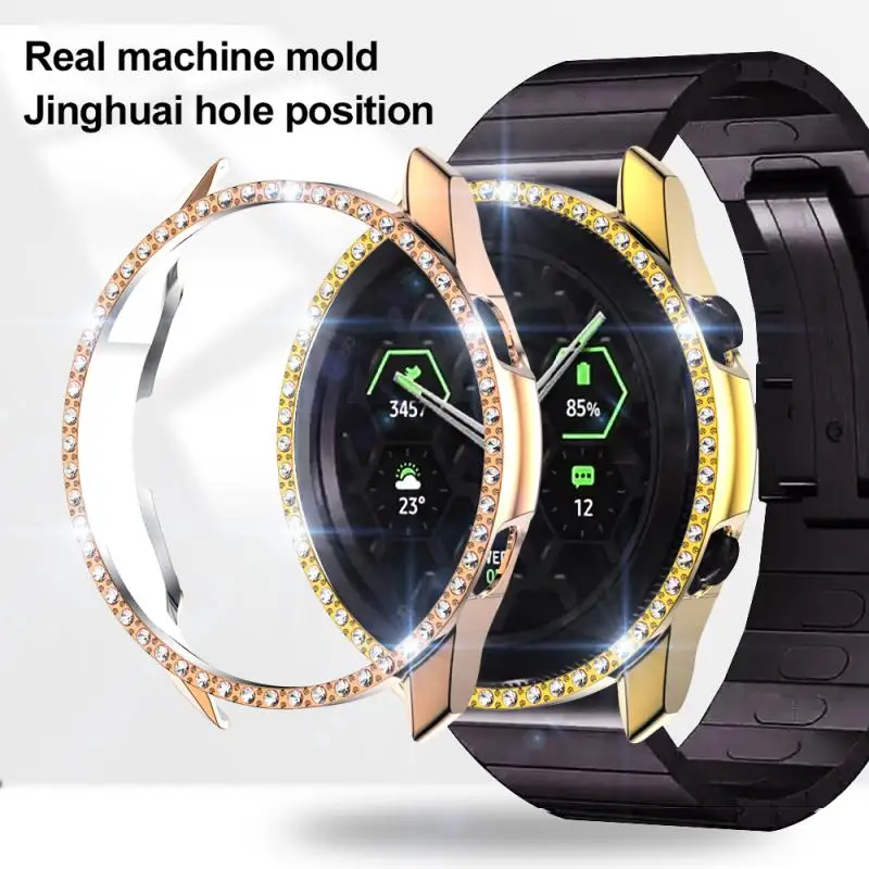 

Защитный чехол для часов Samsung Galaxy Watch 3, чехол для часов из поликарбоната, чехол для часов 41 мм, гальванический Алмазный чехол для Samsung Galaxy Watch 3