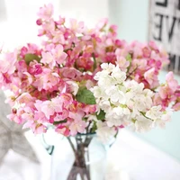 flores artificiales de cerezo de seda flor de ciruelo artificial para boda casa de fiesta decorativa rama de ciruela falsa