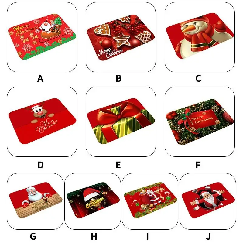 

Christmas Flannel Carpet Happy New Year 2021 Merry Christmas Ornament Christmas Decorations For Home Xmas Gifts