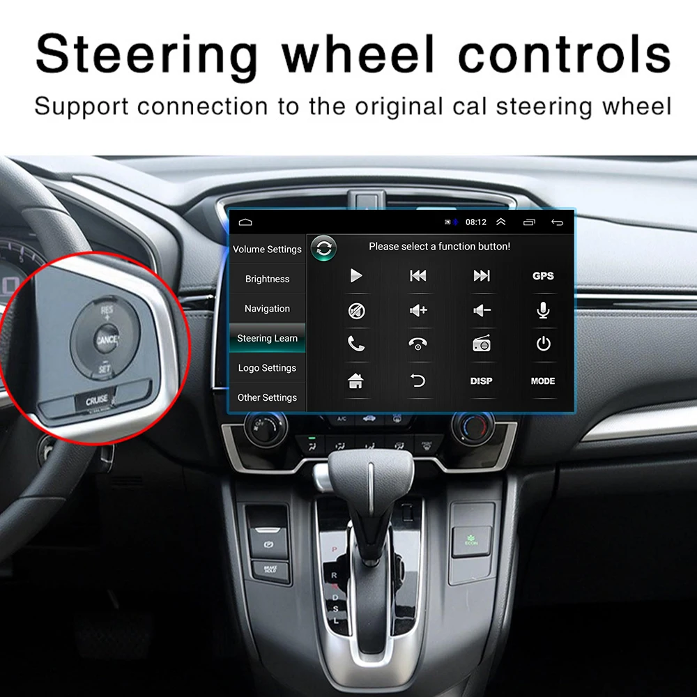 Автомагнитола Podofo 2 Din Android 8 1 GPS Wi Fi четырехъядерный процессор для Mazda 3 2004