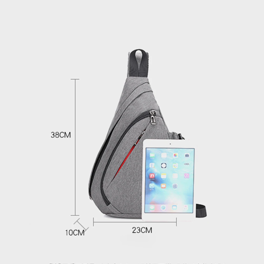 

Men Casual Sports Chest Bag Oxford Cloth Fanny Pack Multi-function Male Outdoor Running Sports Messenger Mobile Phone Pouch 2020
