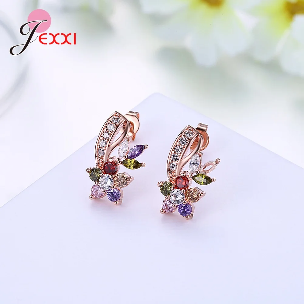 Геометрические серьги-гвоздики для пирсинга простые из стерлингового серебра 925