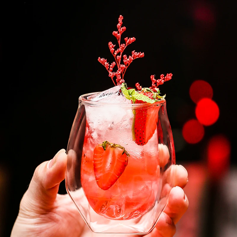 Креативный бокал для коктейлей-поркупин/лебедь/Роза/Осьминог/птица коктейлей