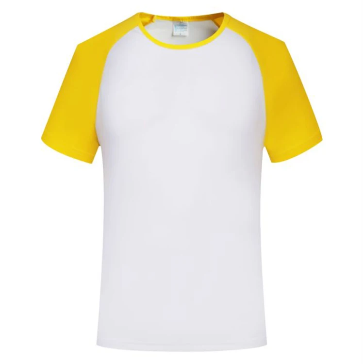 Promotional Men Round Neck Raglan Short Sleeves T-shirt With Custom Logo Printed Tshirts For Women | Мужская одежда