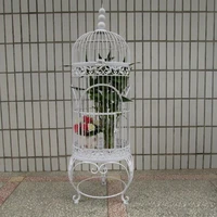 creative european iron wedding decoration floor bird cage studio props hotel club gardening bird cage