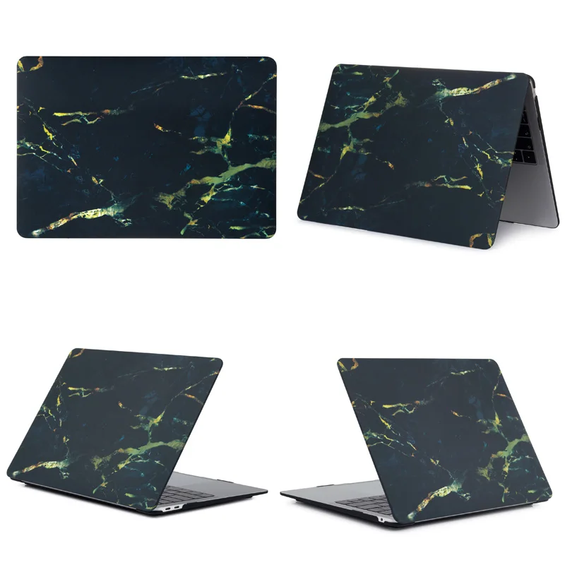 Кристальный чехол для ноутбука Macbook Pro 13 15 Touch Bar 2018 мраморный жесткий ПВХ Air retina 11 12