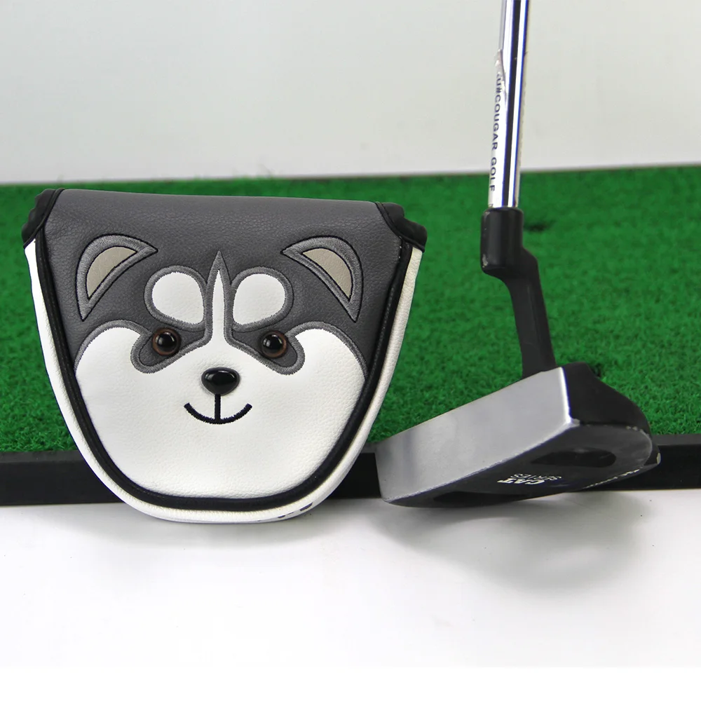 1 шт. Гольф клуб шлем прекрасный Хаски Гольф-Клюшки головных уборов мультфильм