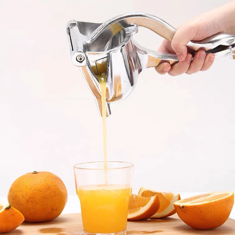 

Ручная Соковыжималка для фруктов, кухонный инструмент из алюминиевого сплава для сока, граната, апельсина, лимона, сахарного тростника