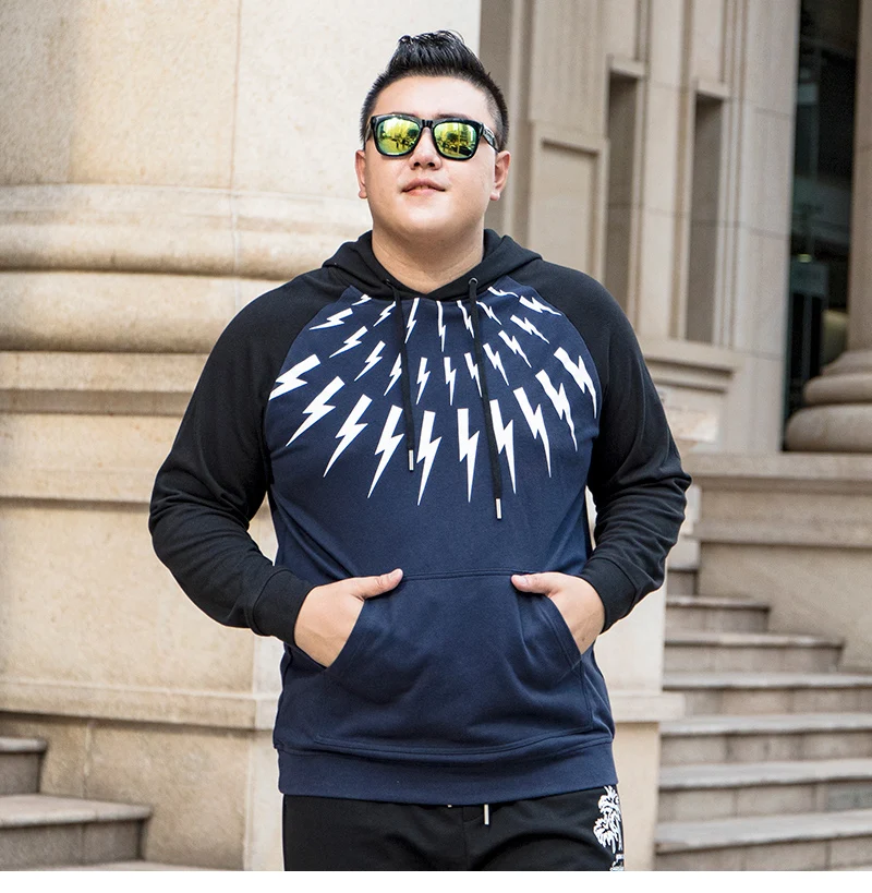 mens hoodies plus size sweatshirt fashion hip hop streetwear high quality stranger things big hoodie men groot bluza z kapturem | Мужская