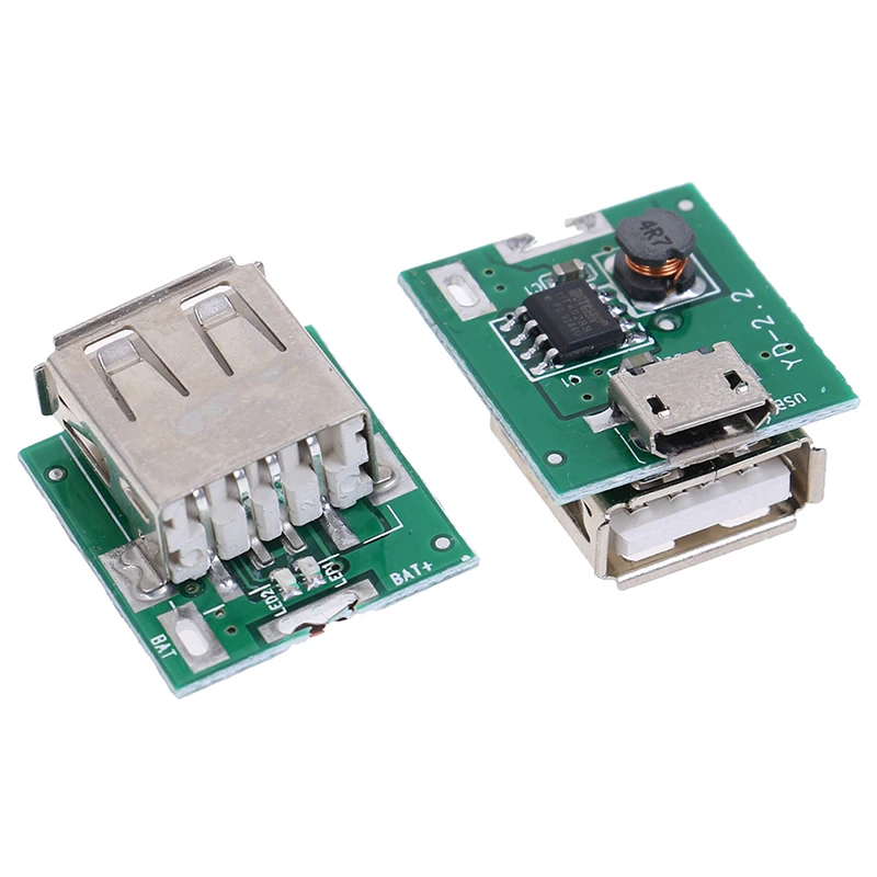Фото 2 шт./лот Micro USB 5V Li-Ion 18650 зарядное устройство Модуль платы DIY Power Bank оптовая продажа |