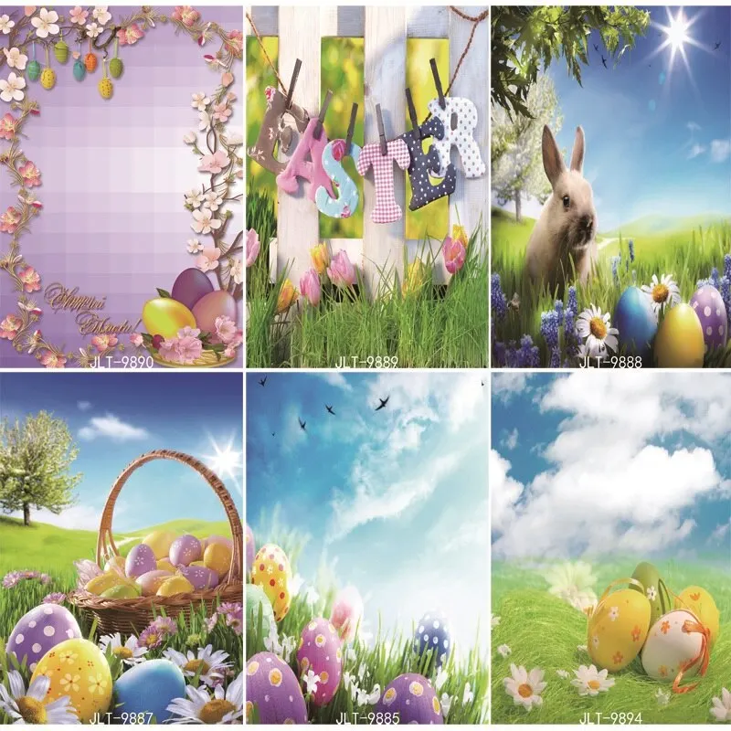 

Vinyl Custom Photography Backdrops Prop Easter Photography Background JL-41