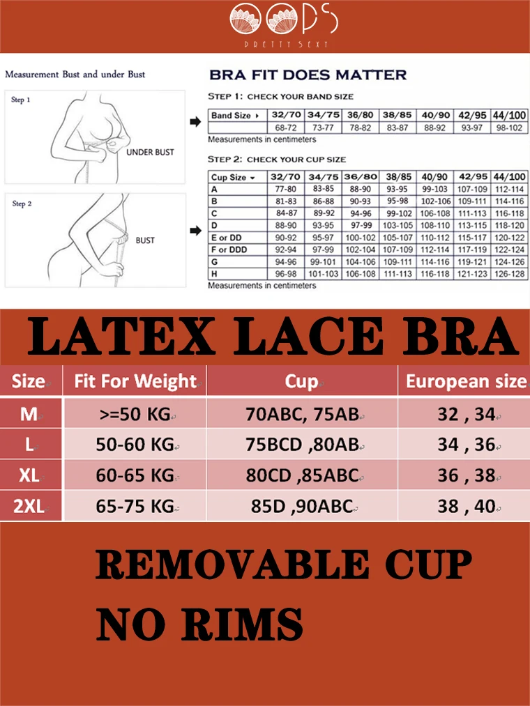 

3PCS Plus Size Latex Bra Seamless Bras For Women Underwear Sexy Lace Brassiere Push Up Bralette With Pad Vest Top Bra