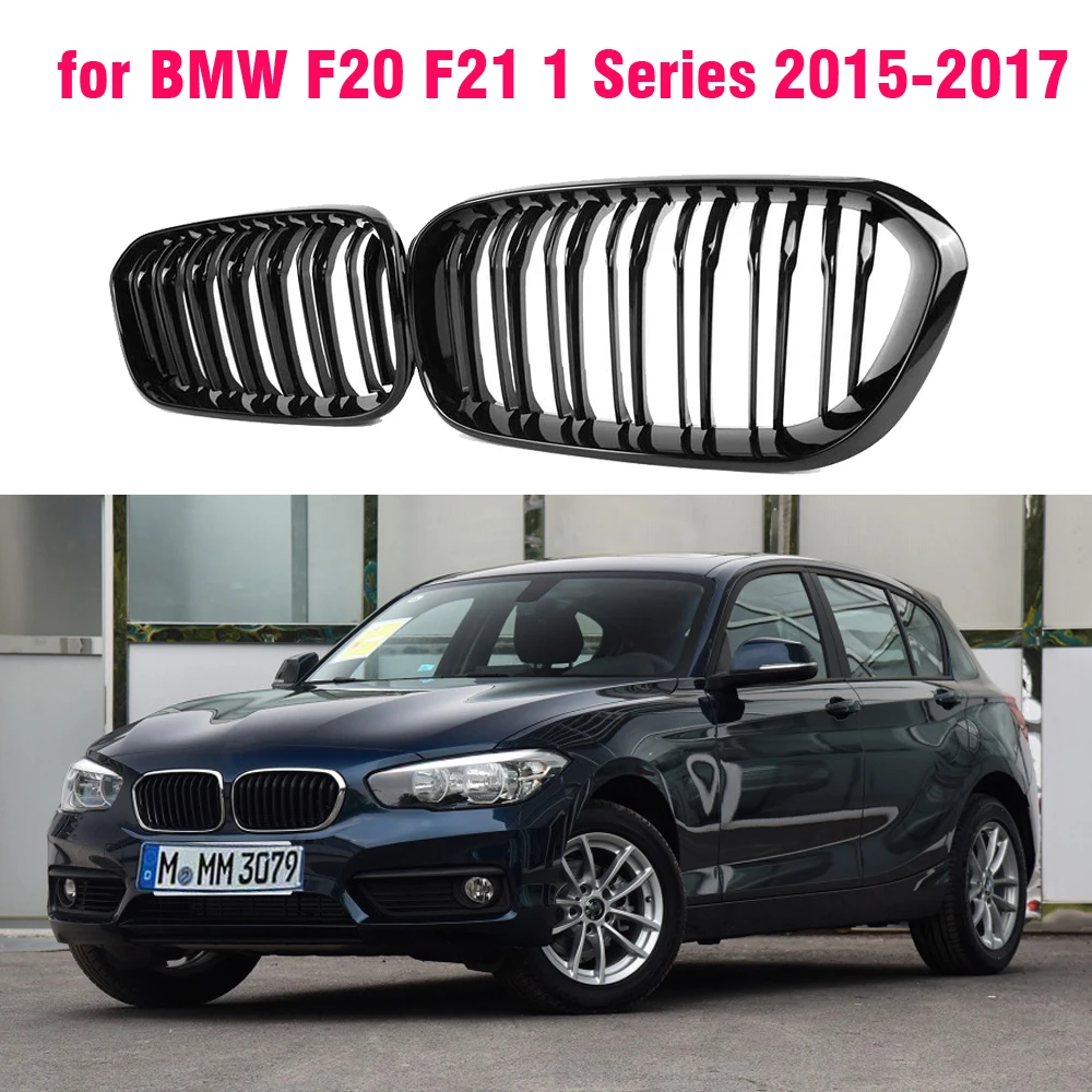 Передняя решетка для замены почек BMW F20 F21 LCI 2015 2016 2017 16i 118i 120i 125i ABS глянцевые черные