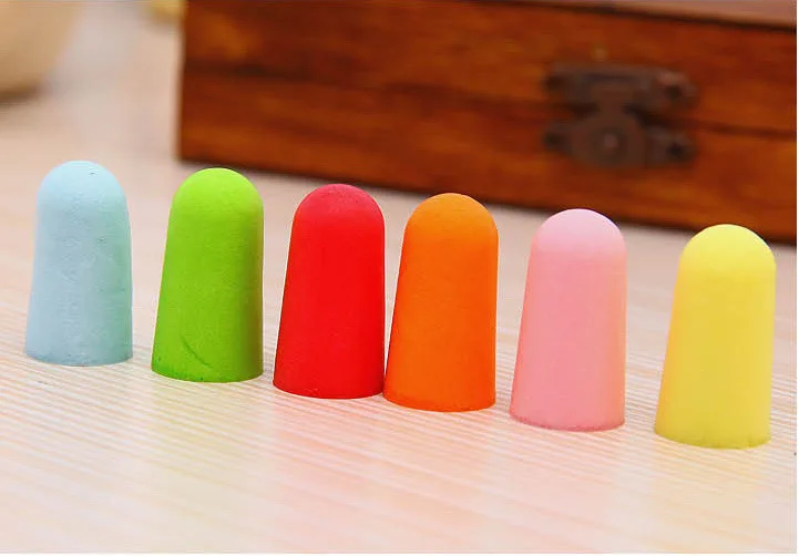 Затычки для ушей из мягкой конической пены затычки с защитой от шума путешествий