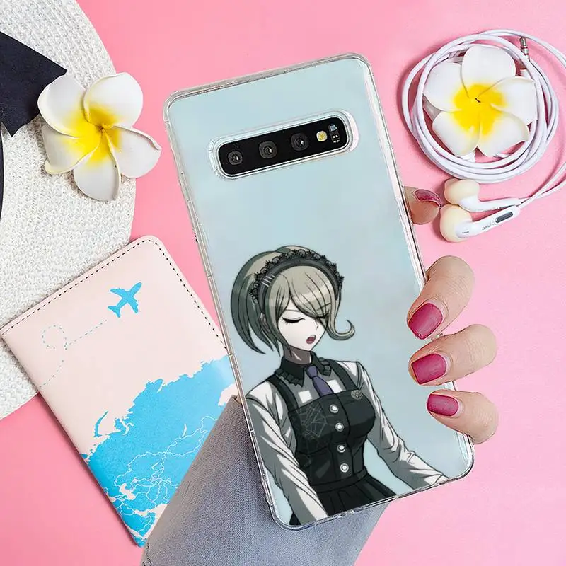 

Danganronpa V3 Killing Harmony Phone Case Transparent for samsung A 21s 50 71 S 8 9 20 20fe note 10 20 ultra plus