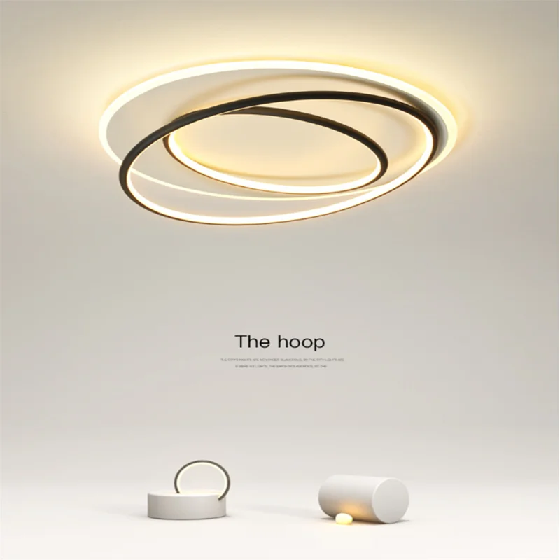 

New Creative Atmosphere Living Room Lamp Led Ceiling Lamp Modern Minimalist Nordic Round Study Restaurant Bedroom Lamp