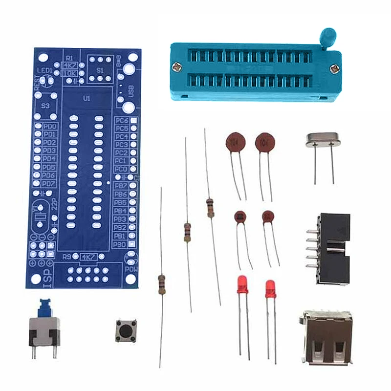 2 шт. ATMEGA8 минимальная системная плата ATmega48 ATMEGA88 AVR макетная | Компьютеры и офис