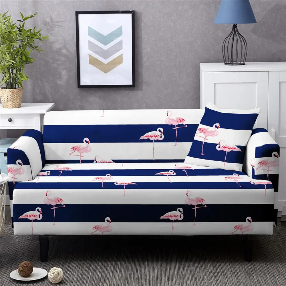 Милый чехол для дивана с мультяшным динозавром животным котом эластичный