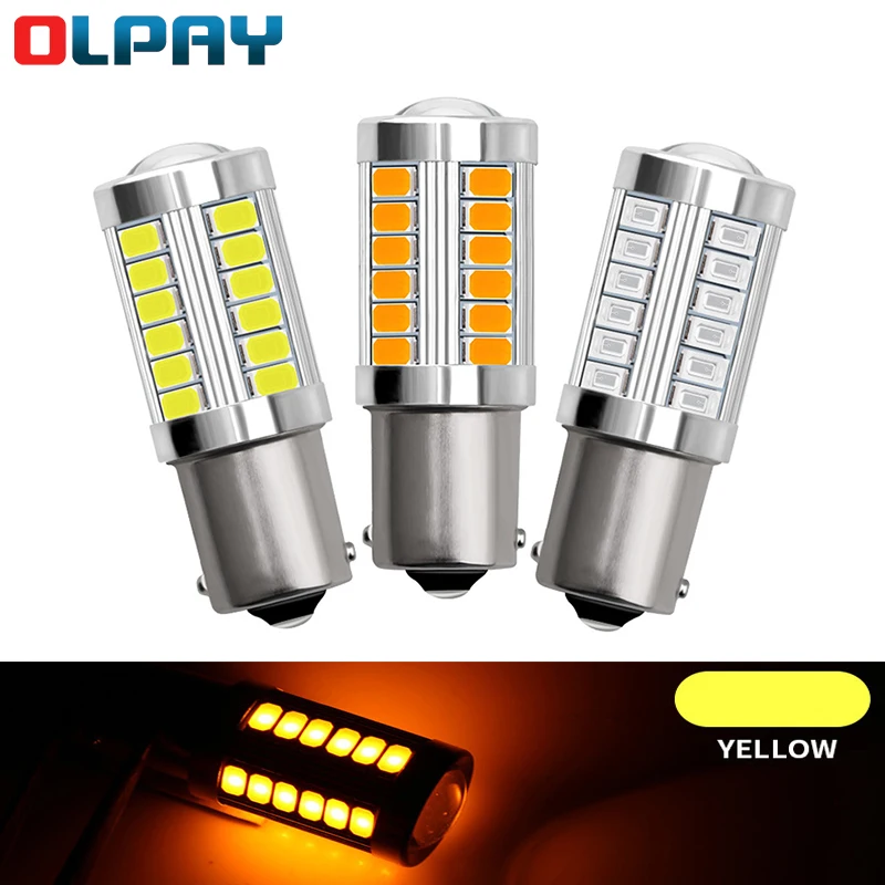 

2PCS Car LED Tail Bulb Brake Lights 12V Auto Reverse Lamp Daytime Running Signal Light 1156 7506 BA15S P21W 5630 5730