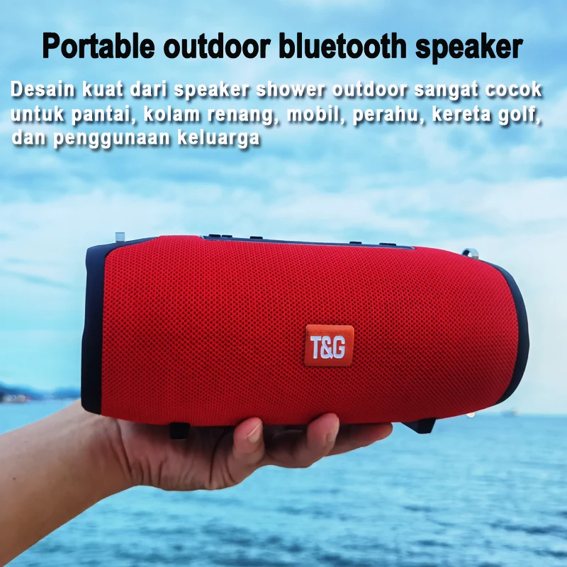 Беспроводной bluetooth-динамик Explosion drum TG125 Портативная колонка с радио-картой 20 Вт
