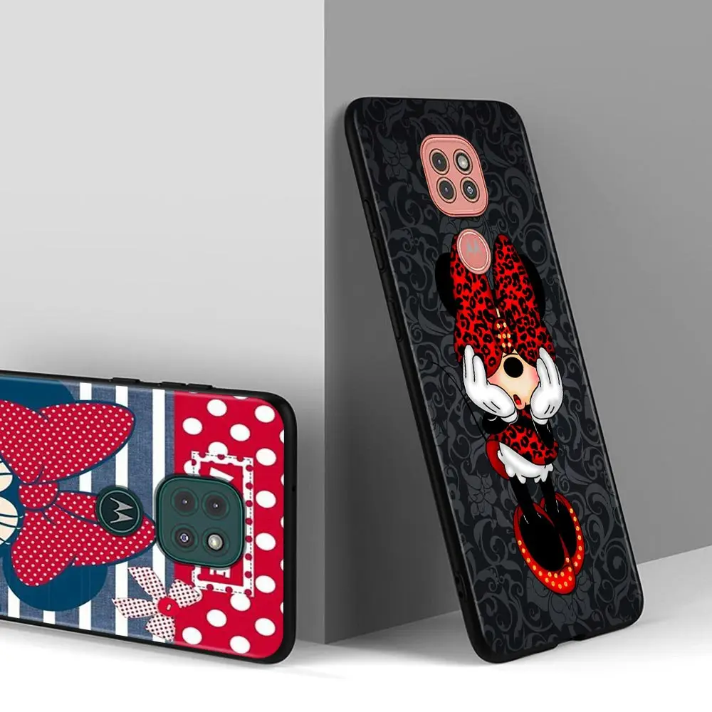 mickey minnie mouse phone case for motorola moto g30 g9 play g9 plus one fusion plus g8 power lite e6s protective back cover free global shipping