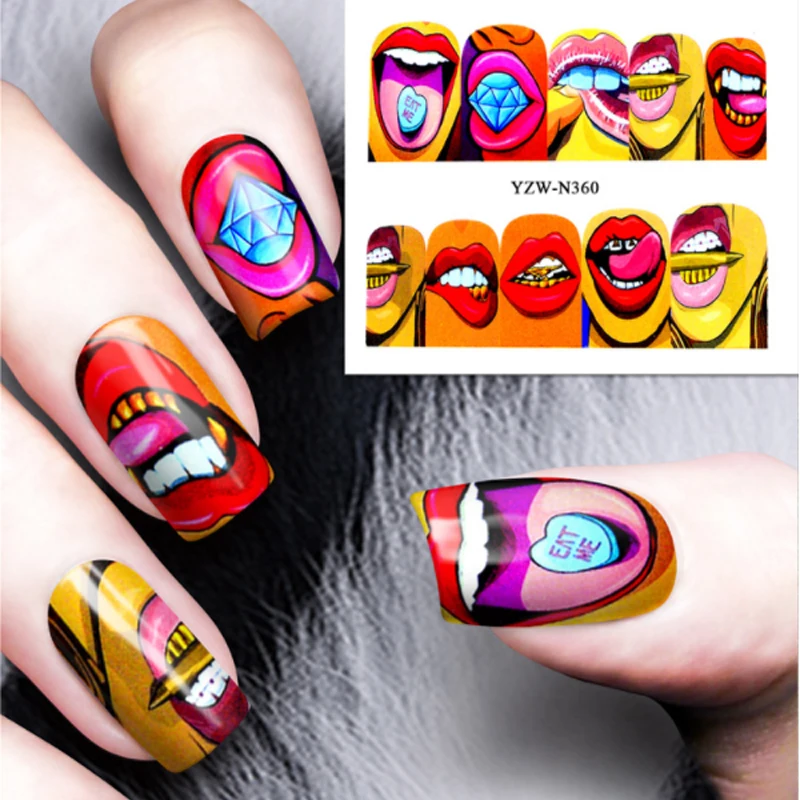 Переводная наклейка для ногтей сделай сам|Стикеры и наклейки| |