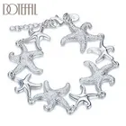 Браслет DOTEFFIL женский из серебра 925 пробы, с подвеской в виде морской звезды