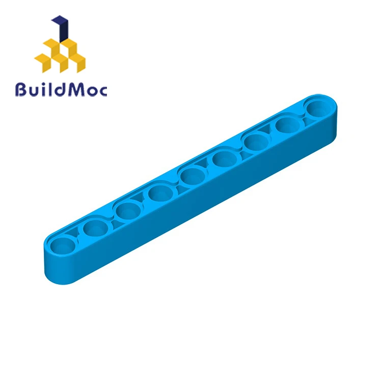 

BuildMOC 64289 40490 high-tech Liftarm 1 x 9 Thick For Building Blocks Parts DIY Educational Classic Brand gift Toys
