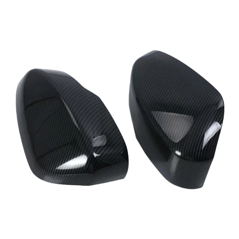 АБС пластик хром углеродного волокна Боковая дверь Зеркало заднего вида крышка