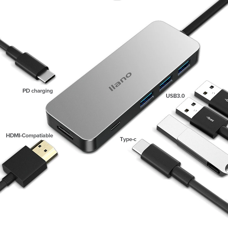 Док-станция LLANO USB Type-C на HDMI 3 0 | Компьютеры и офис