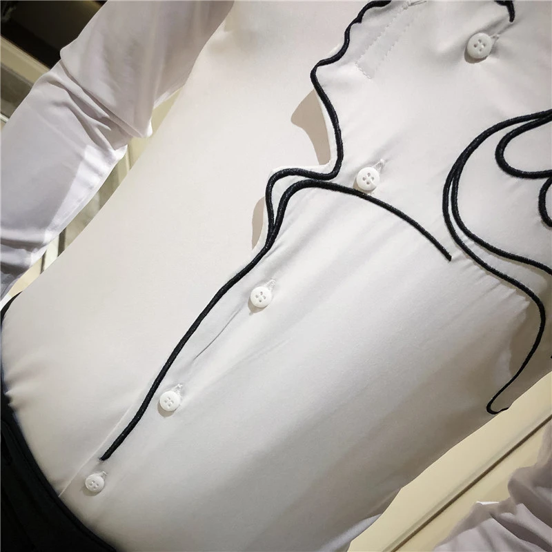 Роскошная Однотонная рубашка Chemise Homme Camisa Masculina 2020 Social мужская приталенная