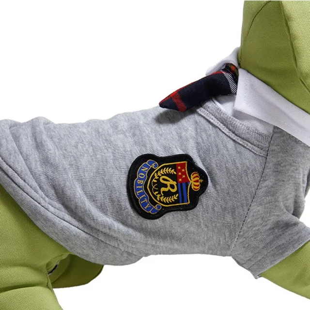 Winter Pet Clothes Warm Girl and Boy Dogs Campus Style Coat Puppy Dog Cat Dress Skirt Sweet Dresses for Small Dog Pet Clothing 5