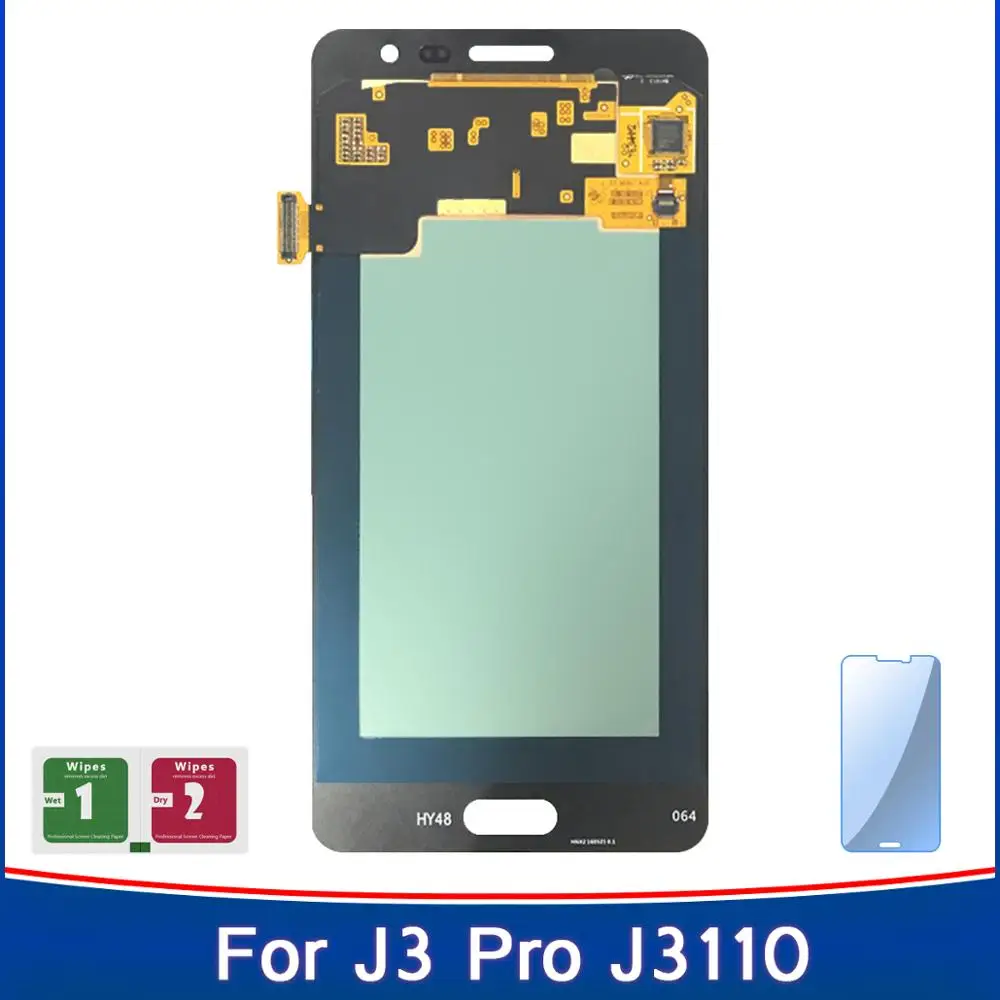 Высококачественный ЖК-дисплей для Samsung Galaxy Amoled J3P J3110 J3 pro J3119 сенсорный экран
