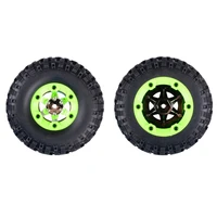 rc right rubber tires metal wheel set for wltoys 12428 rc car spare parts