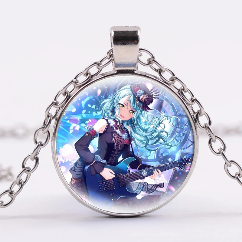 Ожерелье Bang Dream Hikawa Sayo Minato Yukina Toyama Kasumi Коллекционная Аниме Фигурка стеклянный