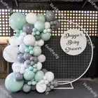 103pcs Macaron мятно-зеленого цвета, воздушный шар набор для арки матовый шар Радужная Арка вечеринка для мальчика день рождение украшения свадьбы новый год праздничного декора подарки