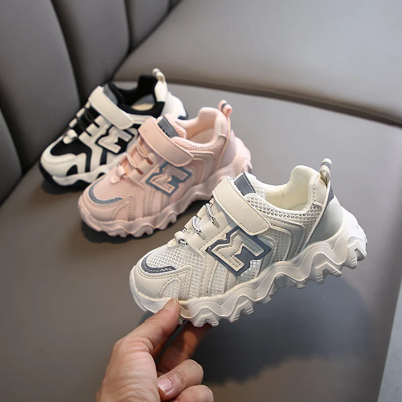 

New Fashion Summer Children's Air Mesh Sports Shoes Casual Breathable Soft Net Fabric Sneakers For Girls Boys Toddler Baby Shoes