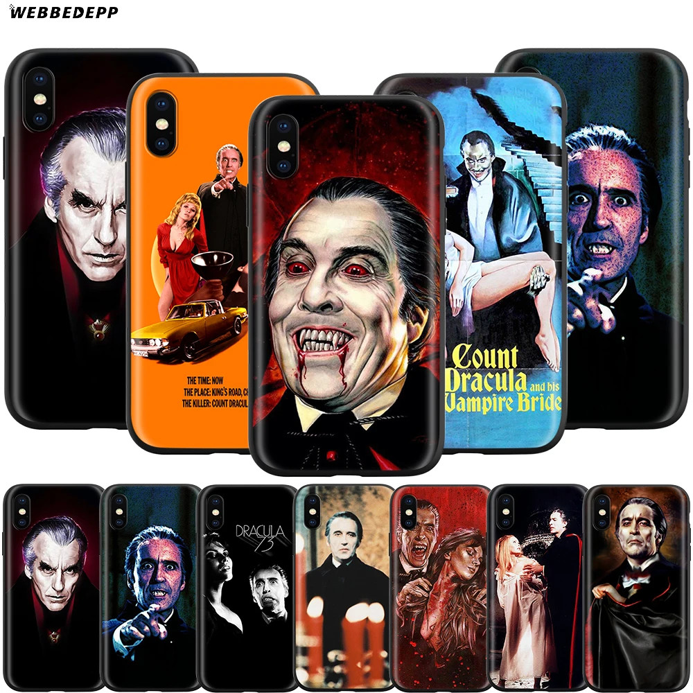 Webbedepp чехол с Дракулой Кристофером ли для Apple iPhone 12 Mini 11 Pro XS Max XR X 8 7 6 6S Plus 5 5S